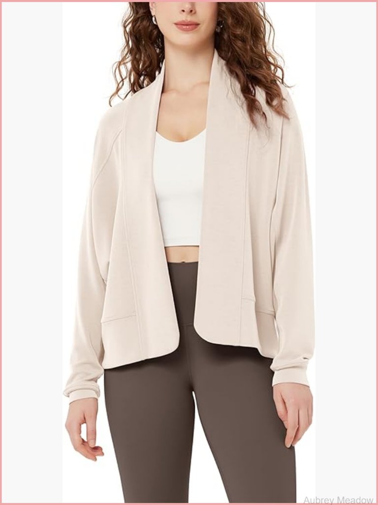 Modal Soft Open Front Cardigan - Casual Wrap Outwear